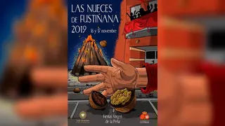 Cartel de Las Nueces de Fusti&ntilde;ana, obra de Arturo Moreno, natural de Sevilla