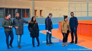 Recepci&oacute;n de obras del Patin&oacute;dromo Municipal de Tudela