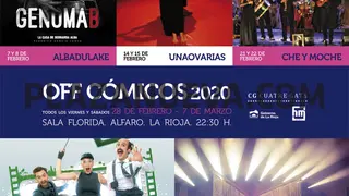XXII Muestra nacional de teatro Cómicos 2020 en Alfaro
