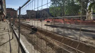 Obras en el Paseo Pamplona de Tudela (Fotograf&iacute;a de I&ntilde;igo Morales) - 1