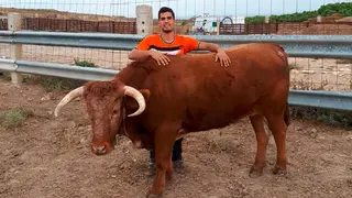 Alberto Gracia Blasco, de la ganader&iacute;a Hermanos Gracia Blasco de Fusti&ntilde;ana 1163