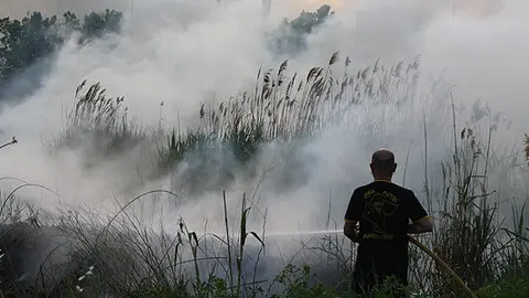 Un incendio en nuestra Comarca