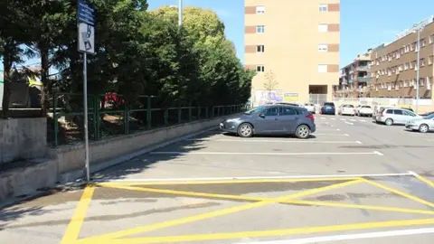 El &aacute;rea de autocaravanas de Tudela