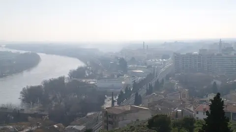 Panor&aacute;mica de Tudela y sus campos
