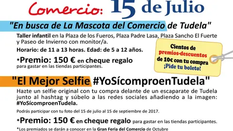 Fiesta del Comercio de Tudela #YoS&iacute;ComproEnTudela