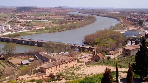Panor&aacute;mica de Tudela y sus campos adyacentes contaminaci&oacute;n