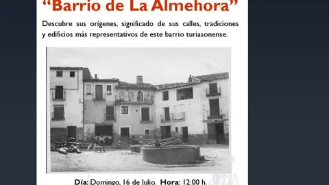 Visita tem&aacute;tica Barrio de La Almehora de Tarazona
