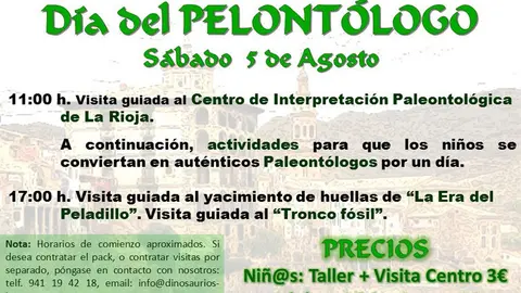 D&iacute;a del paleont&oacute;logo en Igea