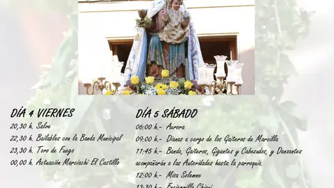Fiestas de la Virgen del Pl&uacute; en Marcilla