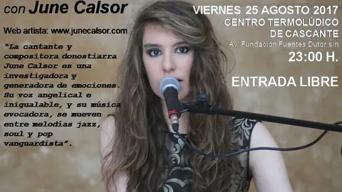 Concierto ac&uacute;stico 'Termo Nights' con June Calsor en Cascante
