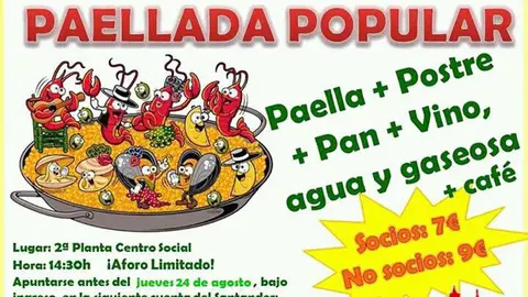 Paellada popular en Igea