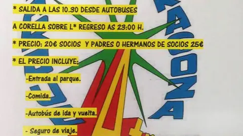 Excursi&oacute;n de Turrumberos de Corella al Parque de atracciones de Zaragoza 