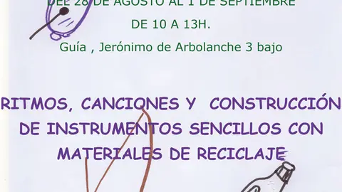 Taller de m&uacute;sica infantil en Tudela