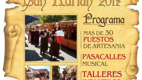 Mercado medieval en San Adri&aacute;n