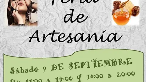 Feria de artesan&iacute;a en el  Barrio de T&oacute;rtoles de Tarazona