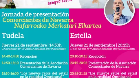 Jornada de presentaci&oacute;n en Tudela de Comerciantes de Navarra