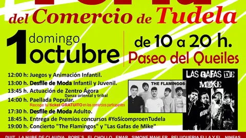 Gran feria del Comercio en Tudela
