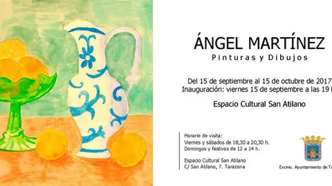 Exposici&oacute;n en Tarazona de pinturas y dibujos de &Aacute;ngel Mart&iacute;nez