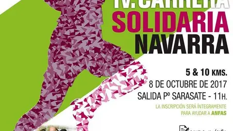 IV Carrera solidaria navarra en Pamplona