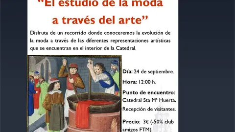 Visita tem&aacute;tica en Tarazona 'El estudio de la moda a trav&eacute;s del arte'