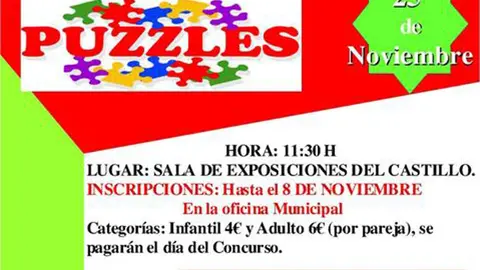 XVII Concurso de Puzzles en Marcilla