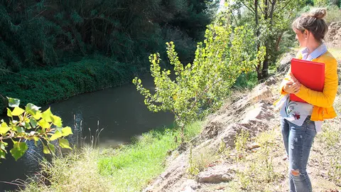 El Alhama a su paso por Alfaro