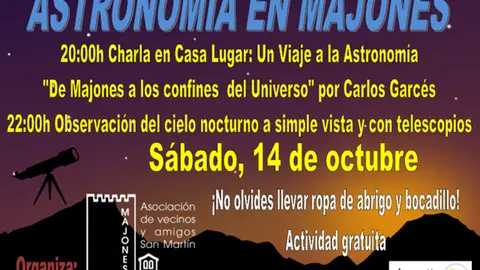 Astronom&iacute;a en Majones