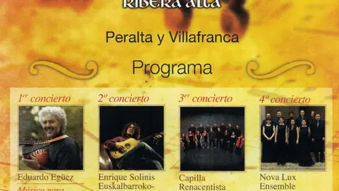 II Festival de m&uacute;sica barroca 'Ribera alta'