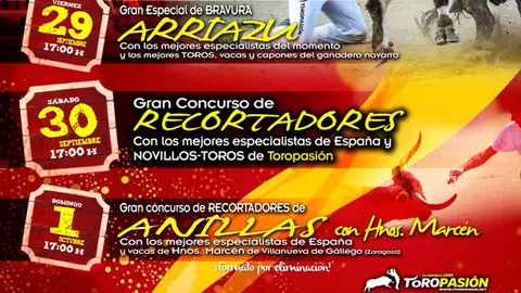 Feria de festejos taurinos de &Aacute;greda
