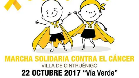 Marcha solidaria contra el C&aacute;ncer en Cintru&eacute;nigo 'Peque&ntilde;os h&eacute;roes cada d&iacute;a'