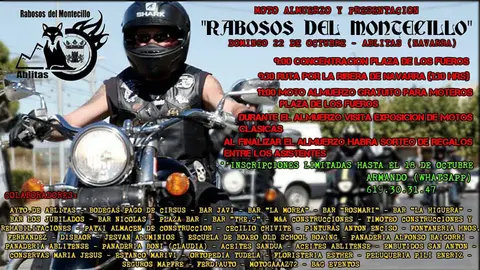 Moto almuerzo y presentaci&oacute;n en Ablitas 'Rabosos del Montecillo'