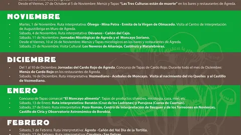 Cartel Rutas Oto&ntilde;o-Invierno 2017-2018