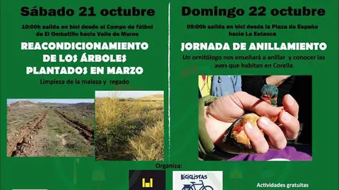 Fin de semana medioambiental en Corella
