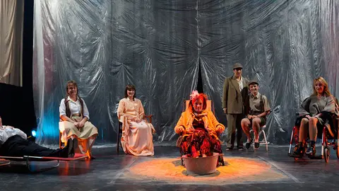 El grupo de teatro Caricaturas de Villafranca