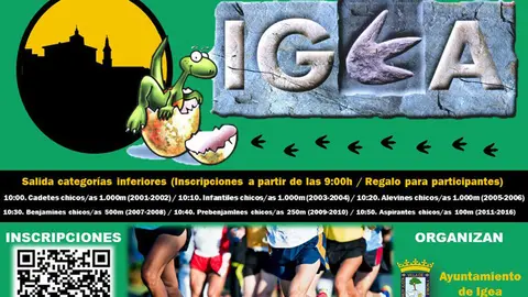 V Carrera 'Entre dinosaurios' en Igea