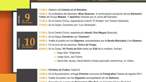 Fiestas del Salvador en Falces