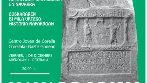 Conferencia en Corella Navarrorum. Dos mil a&ntilde;os de historia del Euskara en Navarra