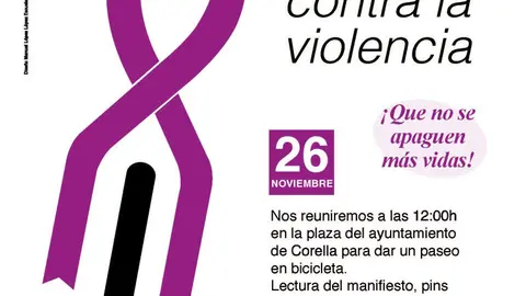 Pedalea contra la violencia en Corella