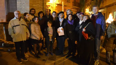 Milagros Rubio instantes previos a recitar su preg&oacute;n