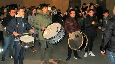Murchante tuvo un pasacalles a cargo de la Banda de Cornetas y la Banda Chiqui