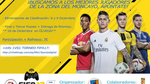 I Torneo interpueblos Moncayo Championship de FIFA 17 PS4 en &Aacute;greda y &Oacute;lvega