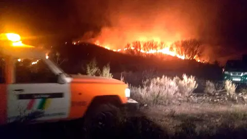 Incendios causados en Valdegutur