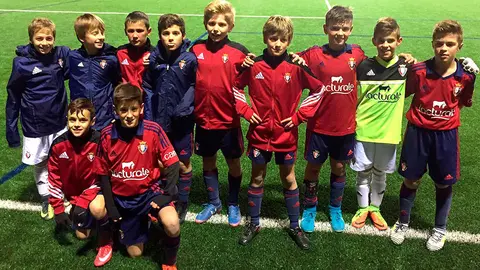 Alevines de Osasuna del equipo de tecnificaci&oacute;n 2006