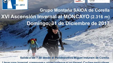 XVI Ascensi&oacute;n invernal al Moncayo del Grupo de Monta&ntilde;a Saioa de Corella 