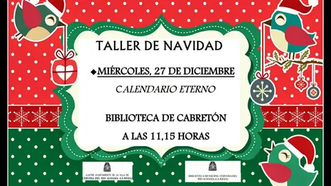 Taller de Navidad en Cabret&oacute;n