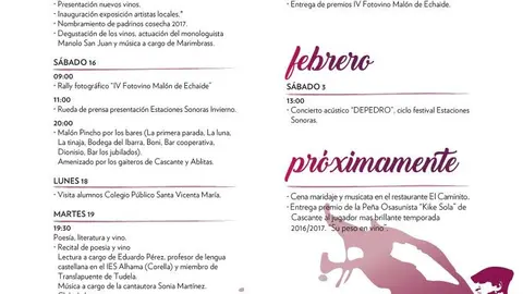 Jornadas de presentaci&oacute;n de los nuevos vinos de Bodegas Mal&oacute;n de Echaide de Cascante
