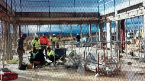 Accidente laboral en Milagro