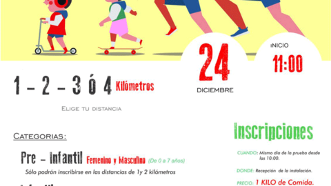 V Carrera solidaria en Tudela 1 kil&oacute;metro X 1 kilo
