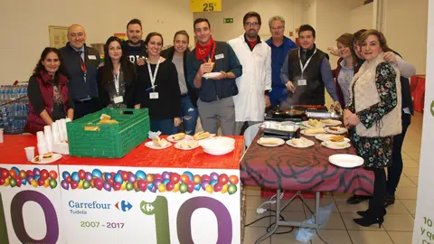 Carrefour Tudela, que cumpli&oacute; 10 a&ntilde;os las navidades pasadas, participa en esta campa&ntilde;a