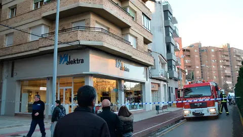 La calle se encuentra en estos momentos cortada